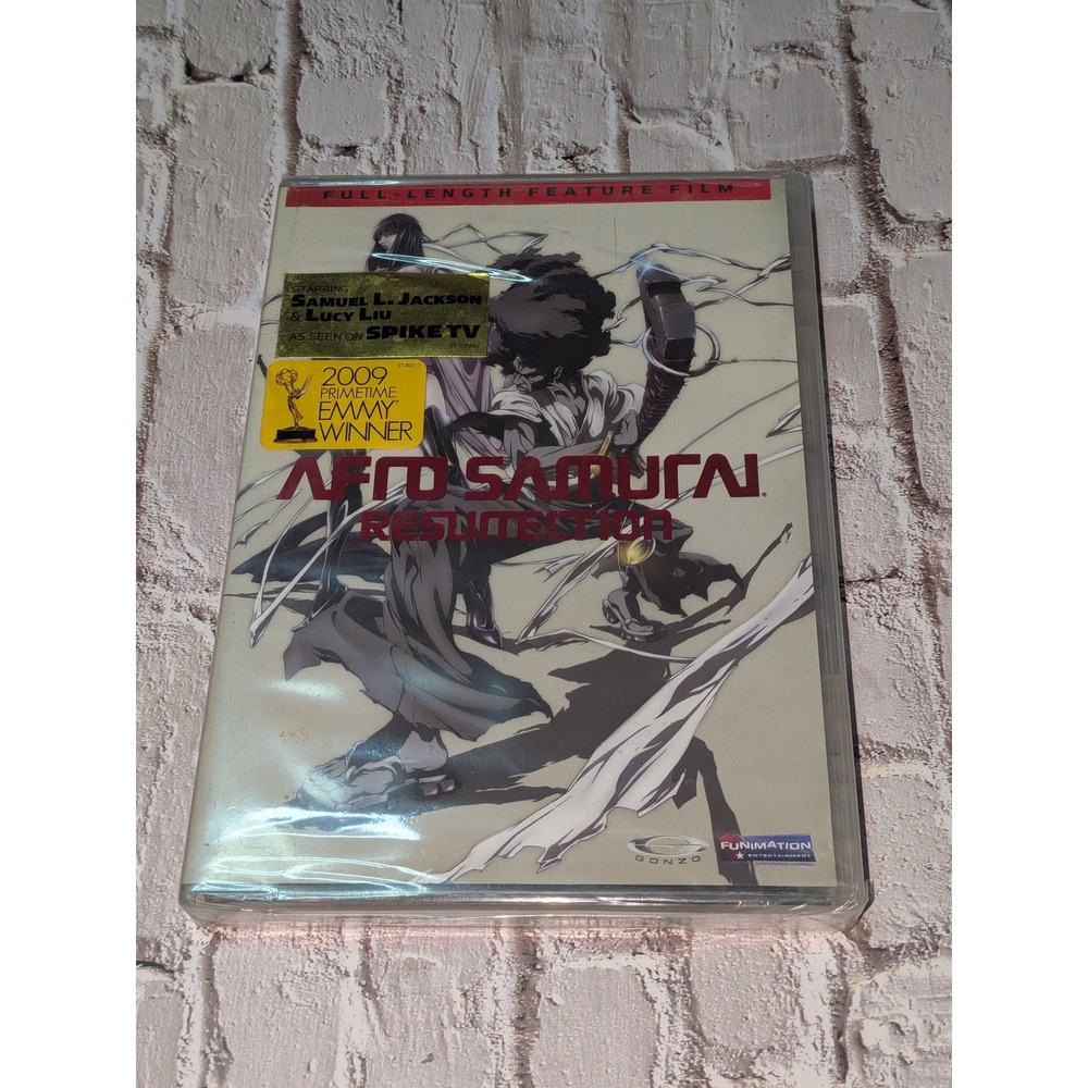 Afro Samurai Resurrection DVD Samuel L Jackson Lucy Liu Anime Movie RZA Spike TV
